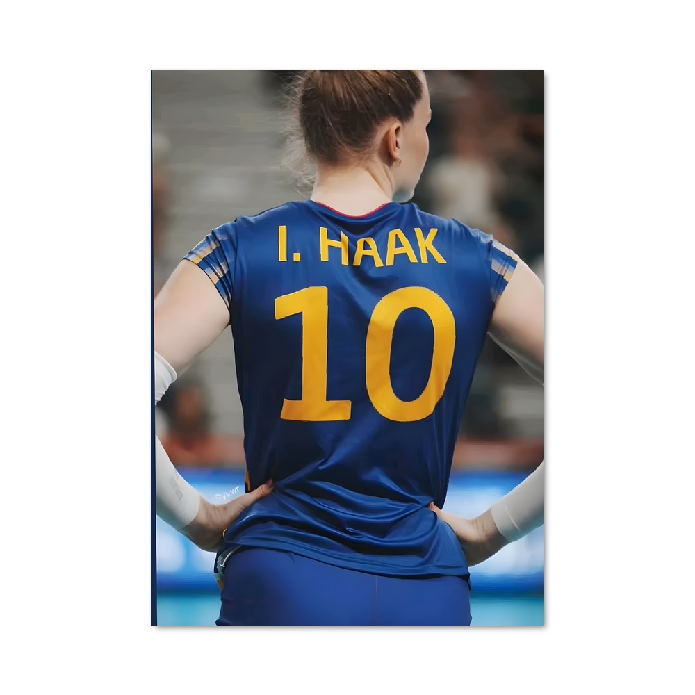 Poster L'Inconnue en Bleu – affiche Volleyball